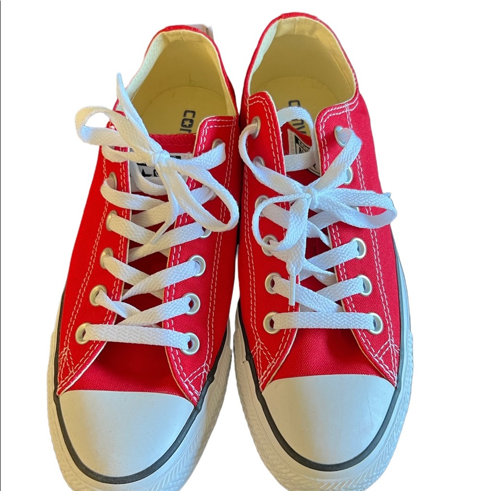 Red Converse OX rarely worn.
